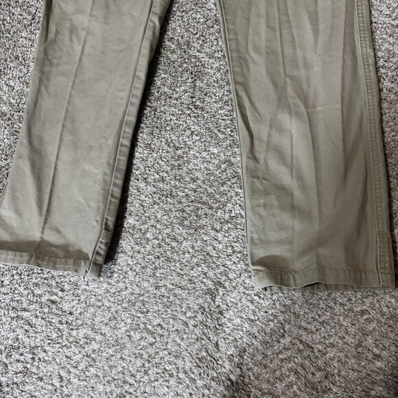 Outdoor Life Pants Mens 32x30 Khaki Utility Workwear Cargo Cotton Hiking - Picture 2 of 11